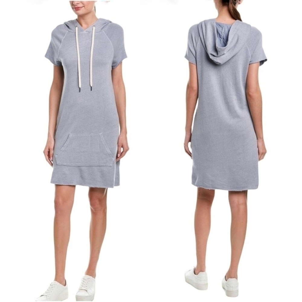 N:Philanthropy Spades Dress washed indigo terry Light Blue Women's Size medium